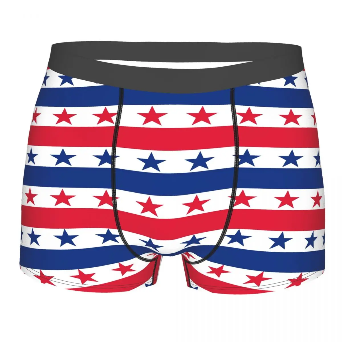 

Мужские боксеры, нижнее белье, американские патриотические Трусы со звездами и полосками, трусы с принтом для взрослых мальчиков, трусы
