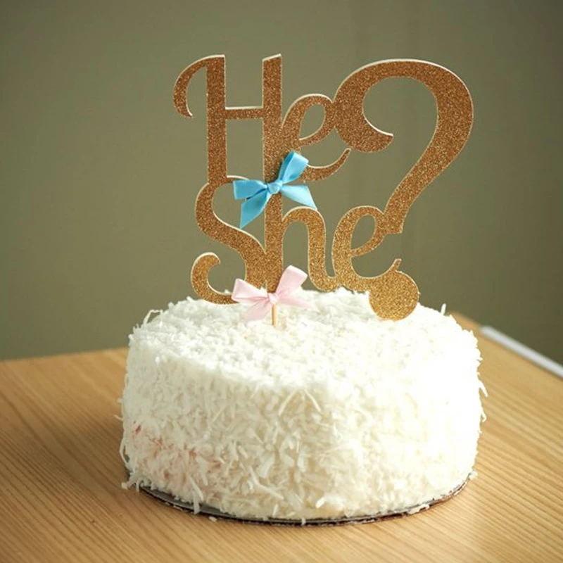 Топперы для торта маленьких девочек и мальчиков флажки детей на день рождения