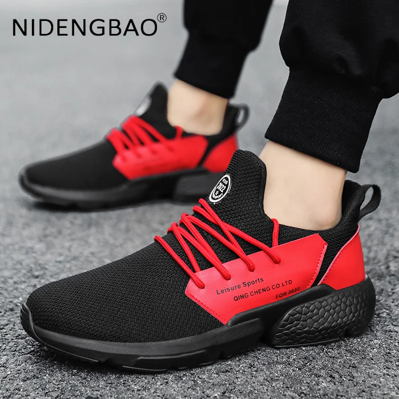Mens Sneakers Walking Running Sports Shoes Lightweight Fly Weight Mesh Breathable Outdoor Casual Trainers Comfortable Size 39-46