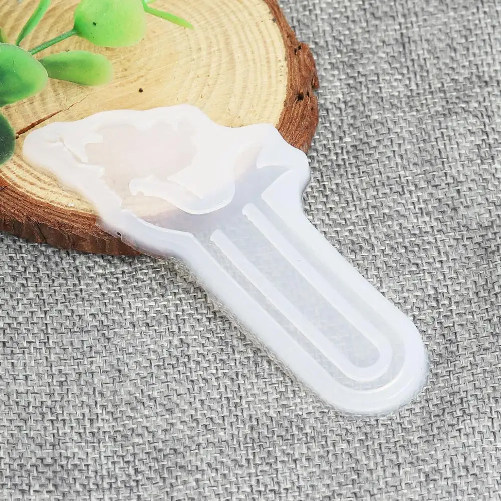 Силиконовая форма из смолы для изготовления ювелирных изделий Закладка белая