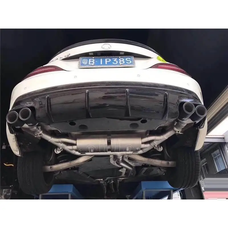 Автомобильный декоративный задний диффузор тюнинг губа для бампера Mercedes Benz CLA Class