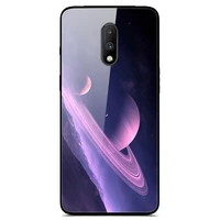 glass case for oneplus 7 phone case phone shell phone cover back bumper star sky pattern