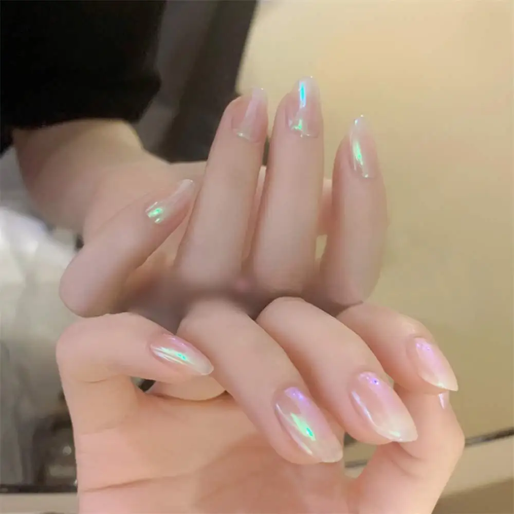 0 1 г/кор. градиентные зеркальные лазерные блестящие порошки для ногтей Auroras