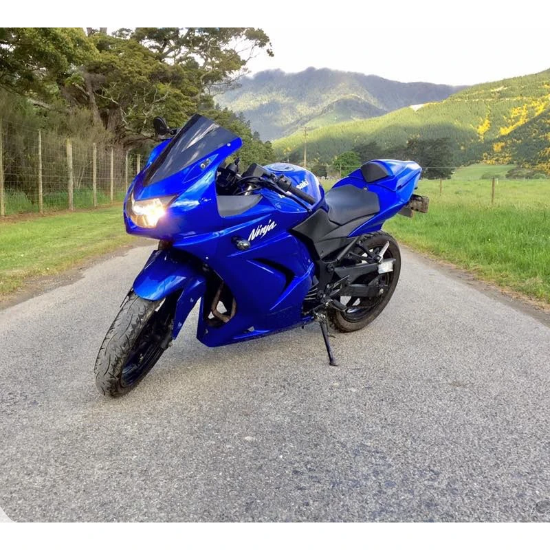 Обтекатель заднего сиденья для капота 2008 2009 2010 2012 Kawasaki Ninja EX 250 250R EX250 Pillion Зеленый