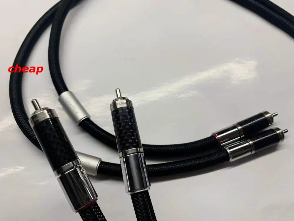Бесплатная доставка -- Furutech Lineflux поток серии RCA аудио кабели с родиевым покрытием