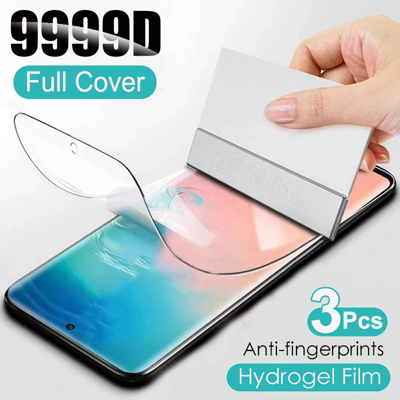 

3 Pcs Hydrogel Film Screen Protector For Huawei P50 P50pro P40 P40pro P30 P30pro P30lite P20 P20pro P20lite Film Not Glass