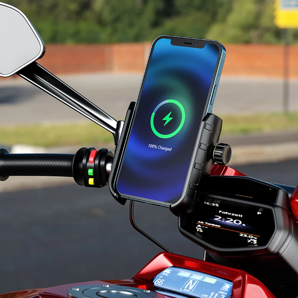 

Car Phone Holder Wireless Charger Car Mount Intelligent Infrared for Air Vent Mount Car Charger Wireless Auto Charging Bracket
