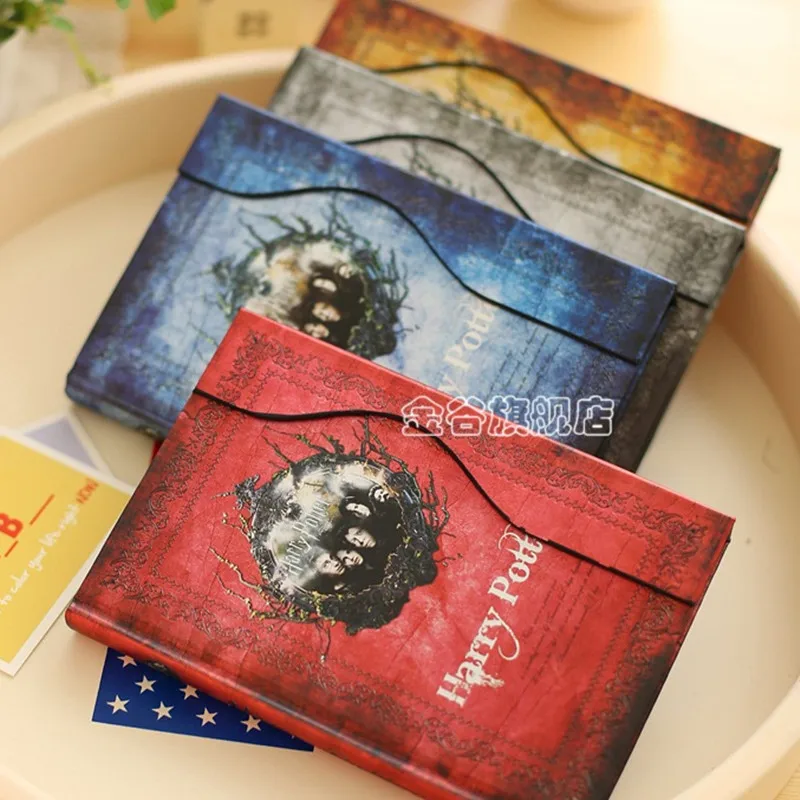 Милый блокнот на магнитной застежке винтажный для путешествий ежедневник