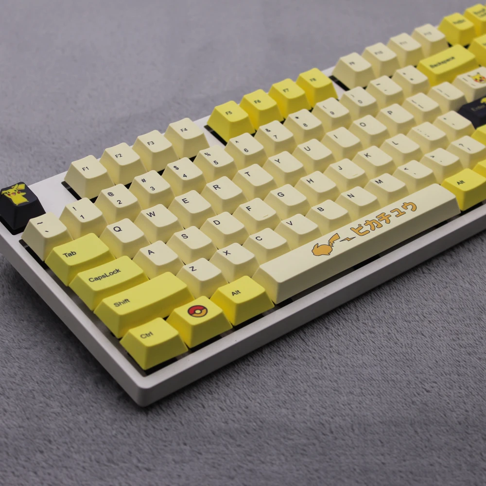 

Колпачок для клавиш MP, вишневый профиль, Сублимация красителя, толщиной 108/130 клавиш, колпачки для клавиш PBT, переключатель MX, механическая кл...