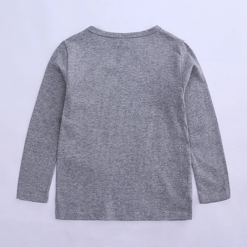 Футболка с длинным рукавом для мальчиков повседневная брендовая Модная рубашка