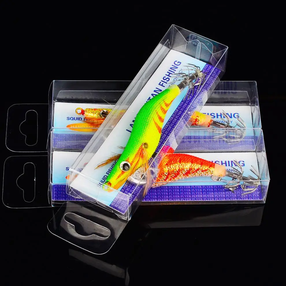 

6pcs/lot Shrimp Squid Octopus Bait Fishing Jigs Hooks Lures 12.5g 10.2cm 6 Colors Shrimp Baits