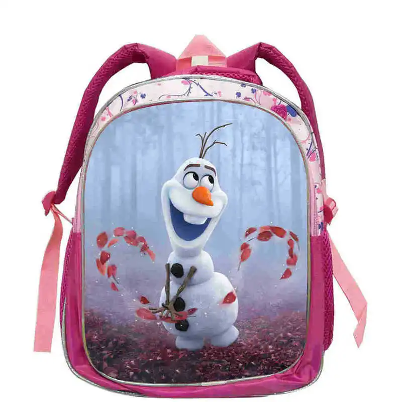 Disney New Kids Princess schoolbag Elsa girls boys children Cartoon backpack kindergarten School Bags | Багаж и сумки