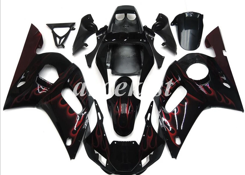 

4 Free Gifts New ABS Motorcycle Fairings kit Fit for YAMAHA YZF-R6 1998 1999 2000 2001 2002 r6 98-02 Body set Flame Red