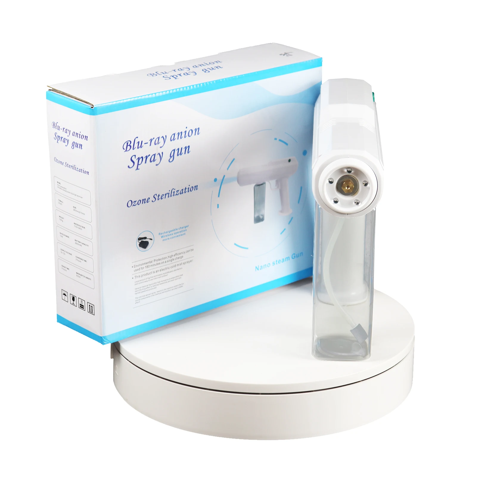 

Nano Mist Sprayer Santitizer Machine Hand-held Atomizer Spray Gun Cordless Electric ULV Fogger For Office Garden Sprayer