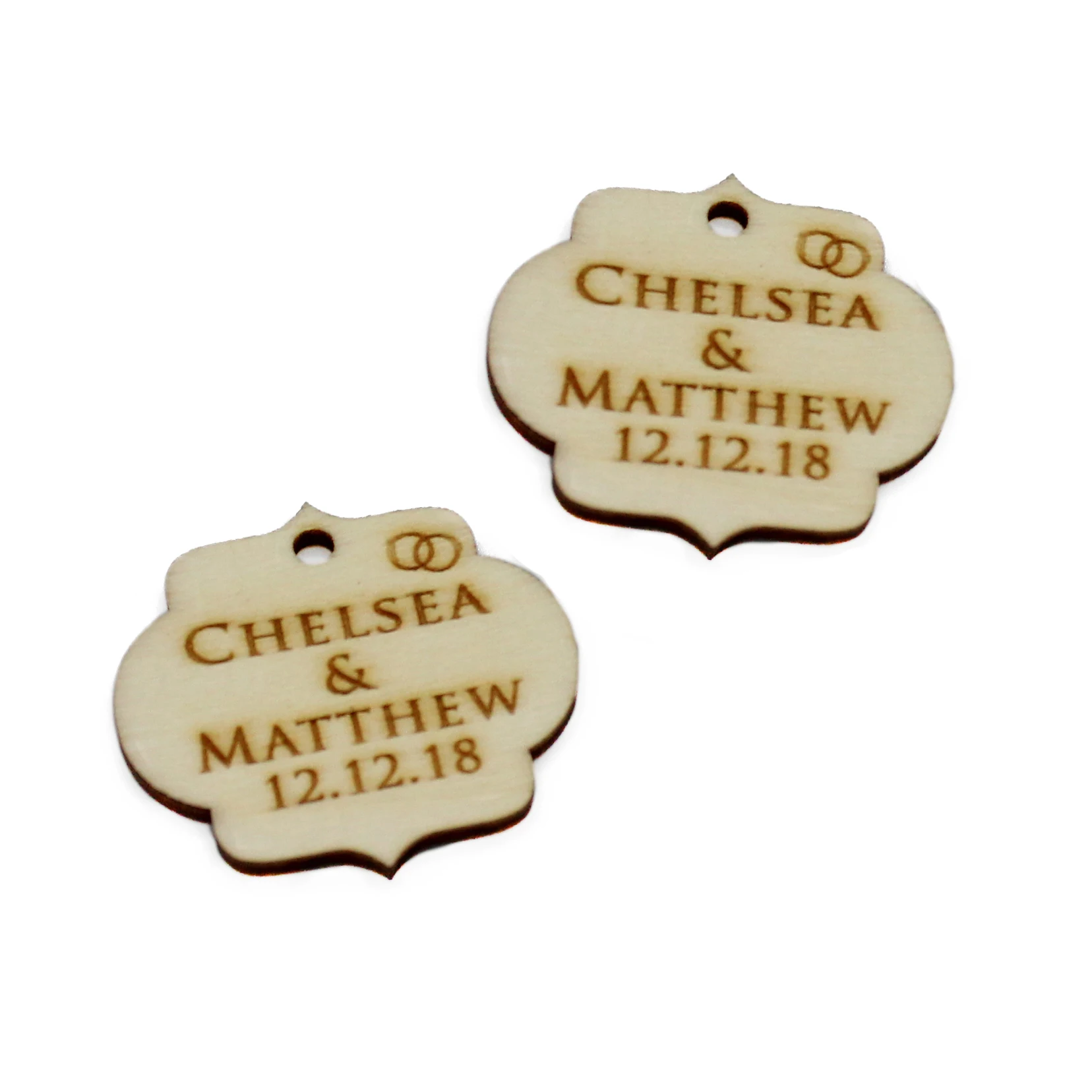 100 шт персонализированные индивидуальные деревянные лазерной резки облако имя