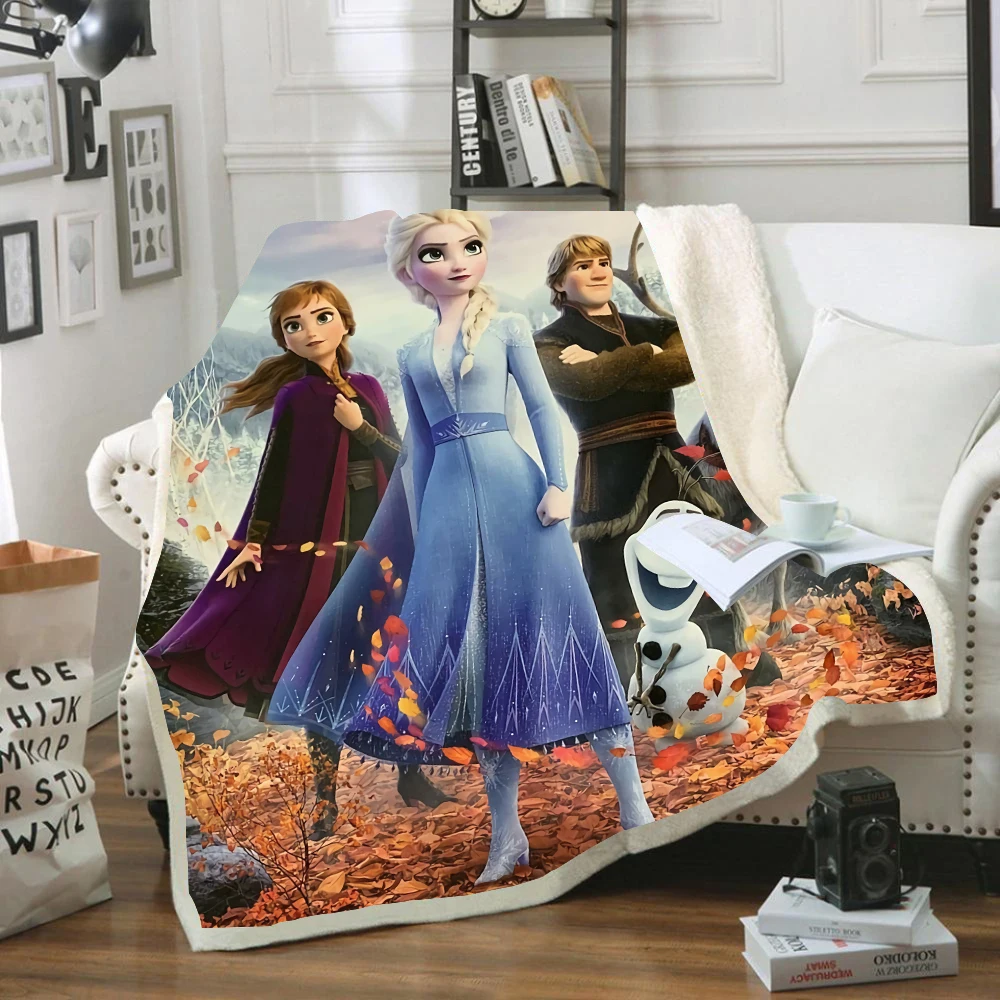 Disney замороженные принцесса Олаф одеяло плюшевое пледы для диван покрывало | Отзывы и видеообзор