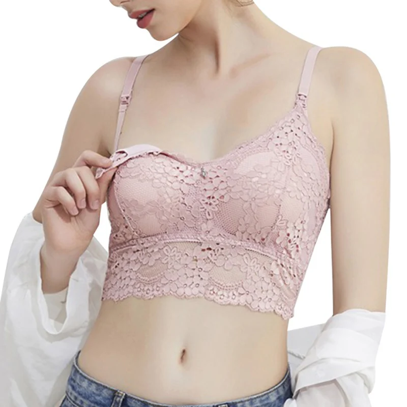 Бюстгальтер для кормящих матерей большого размера пикантные кружевные