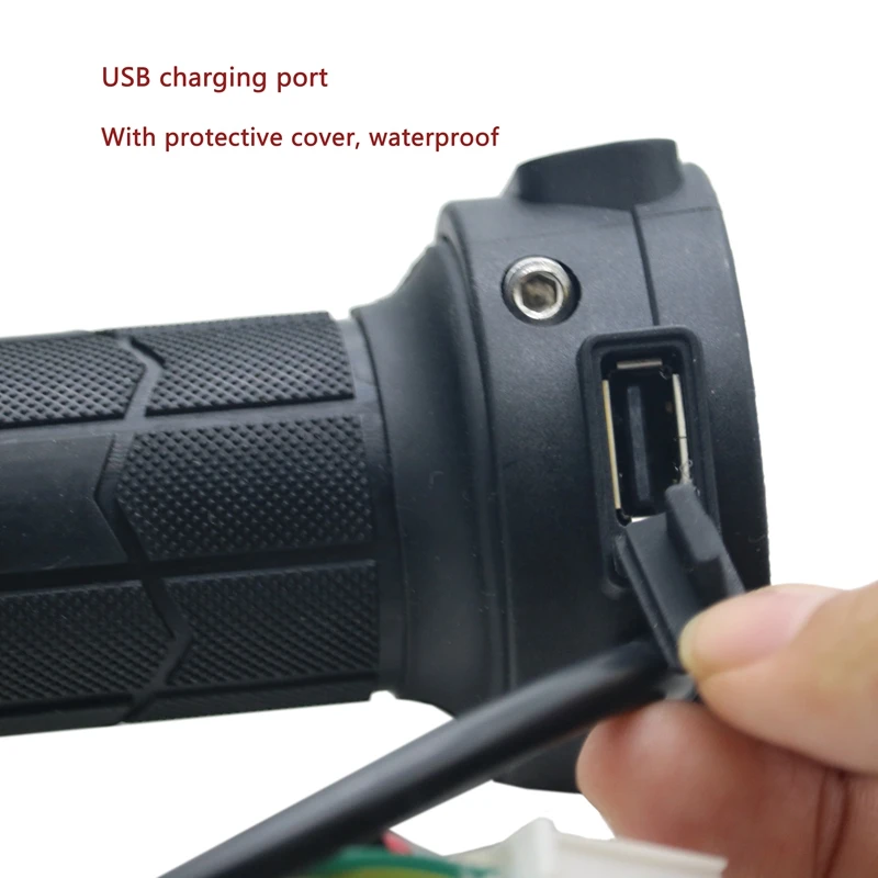 Нагревательные ручки для мотокросса 12 В 22 мм регулируемая резиновая заслонка