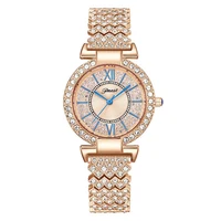 new designer ladies luxury brand rhinestone watch high quality waterproof female watch