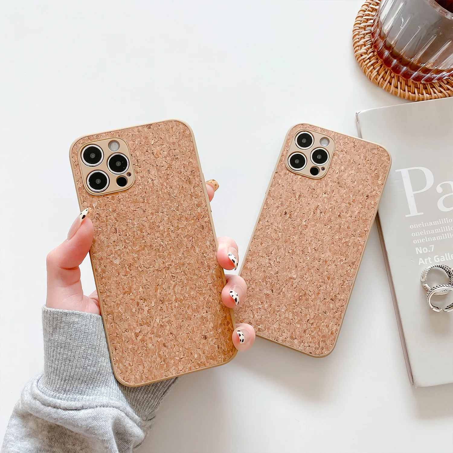

Luxury Fashion Case For iphone 13 11 12 Pro Max Mini X XR XS Max 7 8 Plus SE 2020 Case Soft Wood grain protective Back Cover