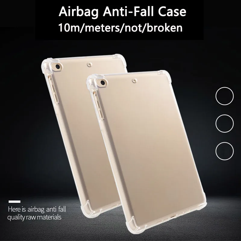

Противоударный прозрачный силиконовый чехол для iPad Mini 1/2/3/4/5, Мягкий бампер из ТПУ для iPad 234/Pro 9,7 10,5 10,2 2017 2018 2019, чехол
