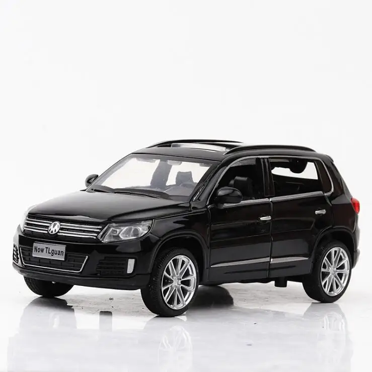 1:32 tiguan игрушка внедорожник сплав с инерционным механизмом модель автомобиля