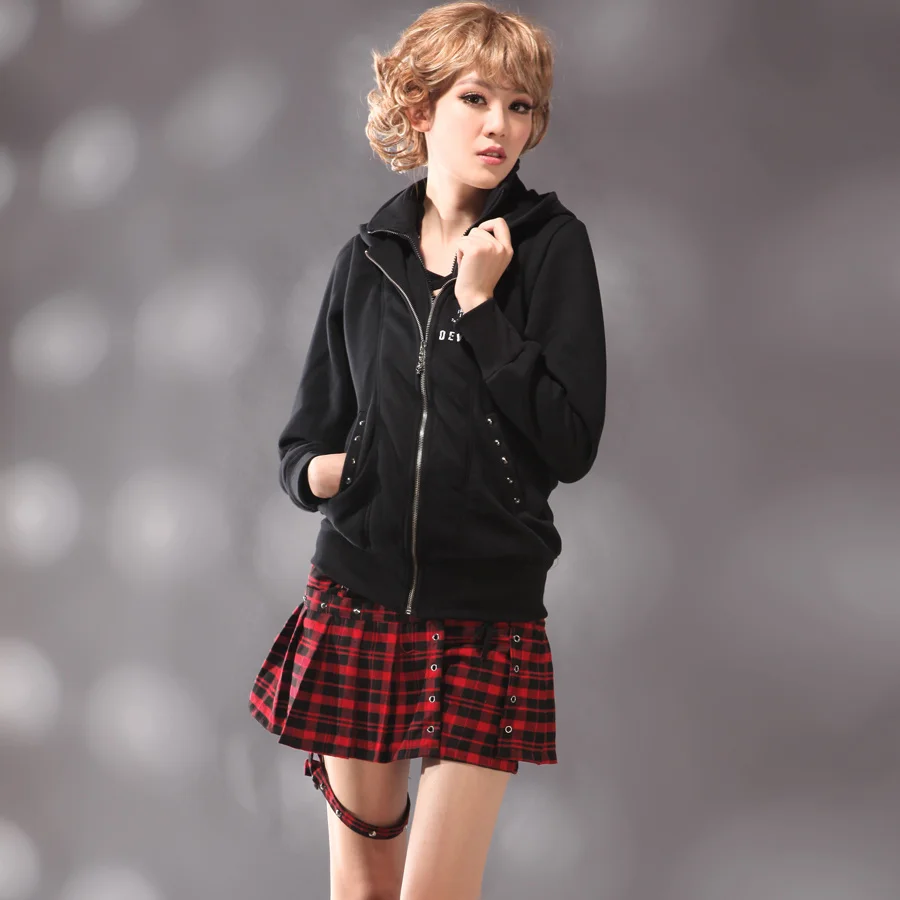 

Универсальное облегающее пальто GLP в стиле панк с лацканами и черепами, 71267, для улицы