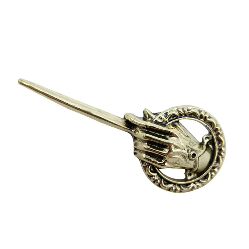 Brooch 1 Костюм для косплея «Игра престолов», 8 сезон, Daenerys, Таргариен, синее свадебное платье, вечерние платья на Хэллоуин, длинное платье для женщин и девочек - Цвет: Brooch 1