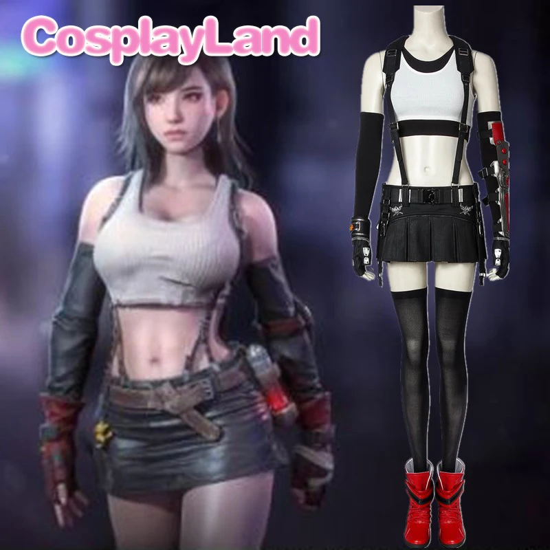 Костюм для косплея тифа локкарта из игры Последняя фантазия VII пикантная рубашка