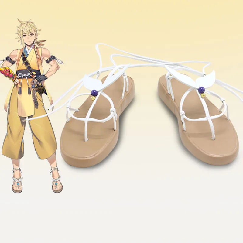 

Summer Sandals Touken Ranbu Online Japanese Anime Cosplay Boots Cos Role Shoes