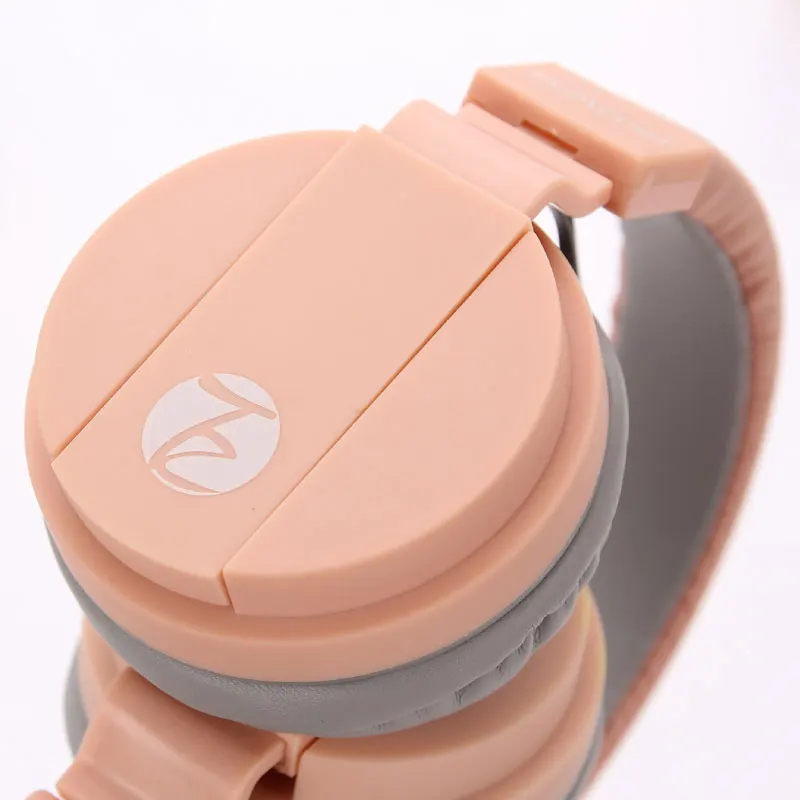 Симпатичные розовые наушники карамельных цветов новинка 2020 стильная детская