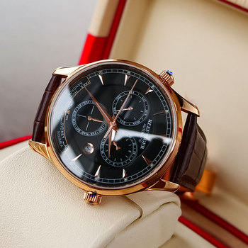 Reef Tiger/RT Designer Men's Watch with World Time Date Rose Gold Automatic Watch RGA1951