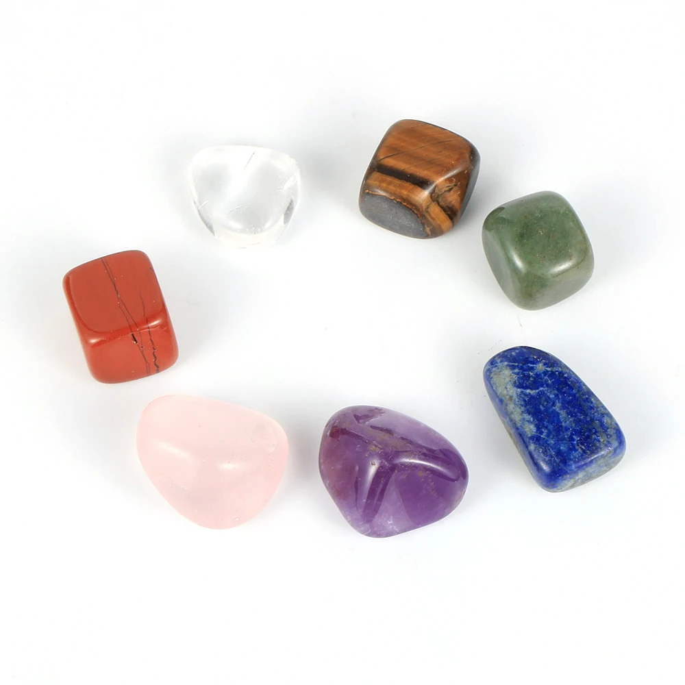 7 шт./компл. натуральные чакры неправильный драгоценный камень полированный