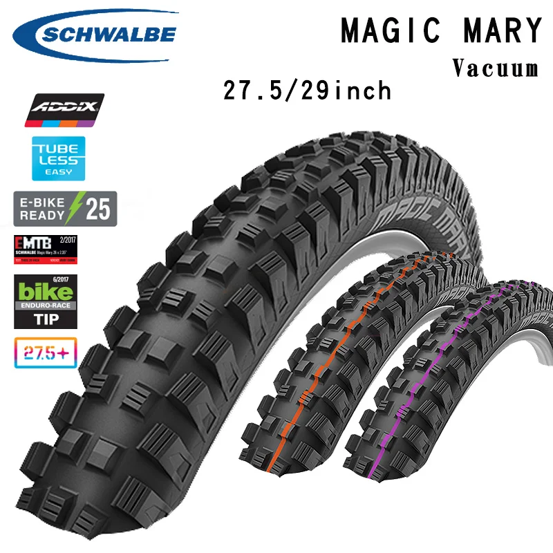 

Горный велосипед Schwalbe 27,5, 29 дюймов, FR DH speed 2,35 2,60 2,80 MAGIC MARY, вакуумная Складная шина