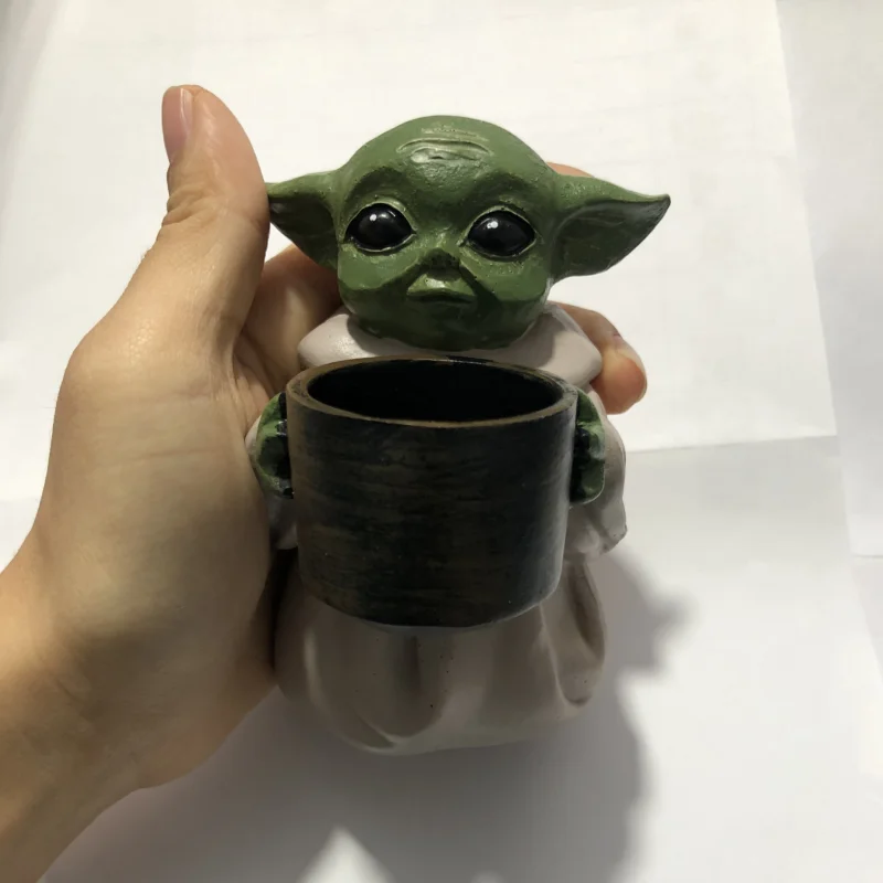 

Hasbro Star Wars Baby Yoda Cute Yoda Baby Flower Pot Mandalorian Doll Toy Children's Gift