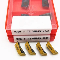 r390 11t308 pm 4240 carbide inserts for lathe metal cutting tools for indexable cutting tools turning insert