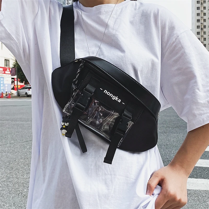 

Модная сумка-мессенджер Ins, модная спортивная маленькая сумка, нагрудная сумка для пары, Повседневная универсальная сумка через плечо, сумк...