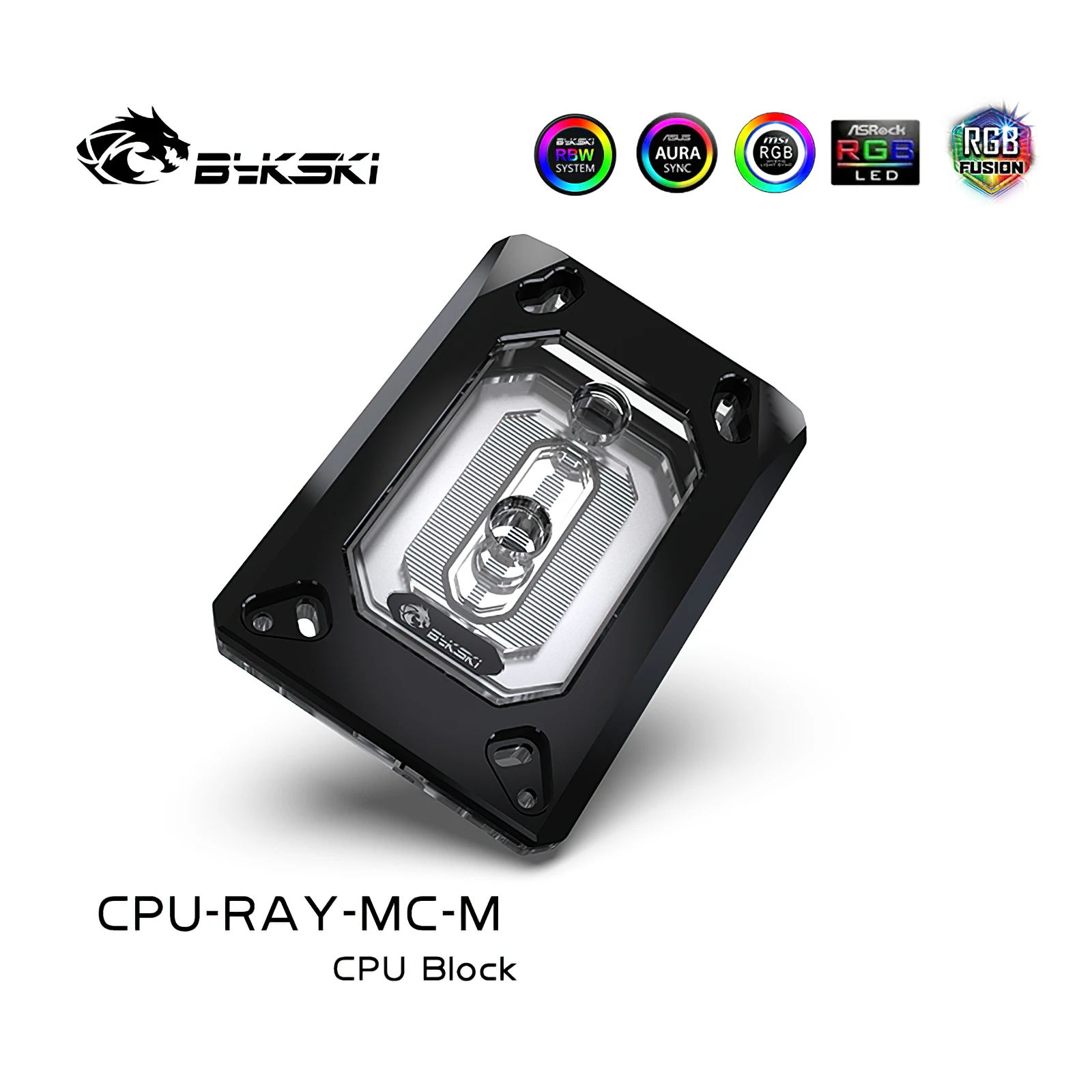 Bykski RGB CPU Liquid Cooling RGB Block for Ryzen 7/5/3/AM4/AM3+/AM3/AM2+/AM2/FM2+/FM2/FM1 CPU-RAY-MC-M enlarge