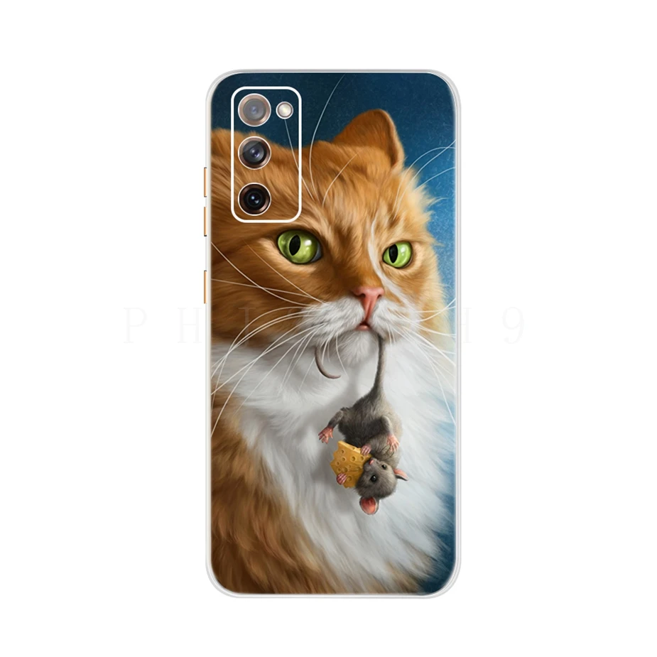 Чехол для Samsung Galaxy S20 FE S20FE мягкий силиконовый чехол с 3D принтом Fan Edition Lite