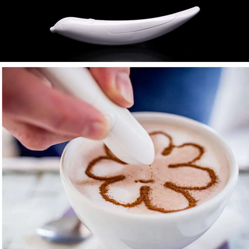 Творческий Электрический Искусство латте ручка для Кофе торт специй украшения