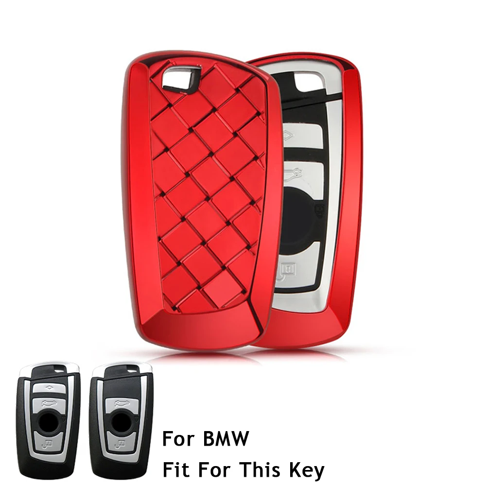 Мягкий ТПУ чехол для автомобильного ключа защитный бумажник BMW 520 525 f30 f10 F18 118i 320i 1 3