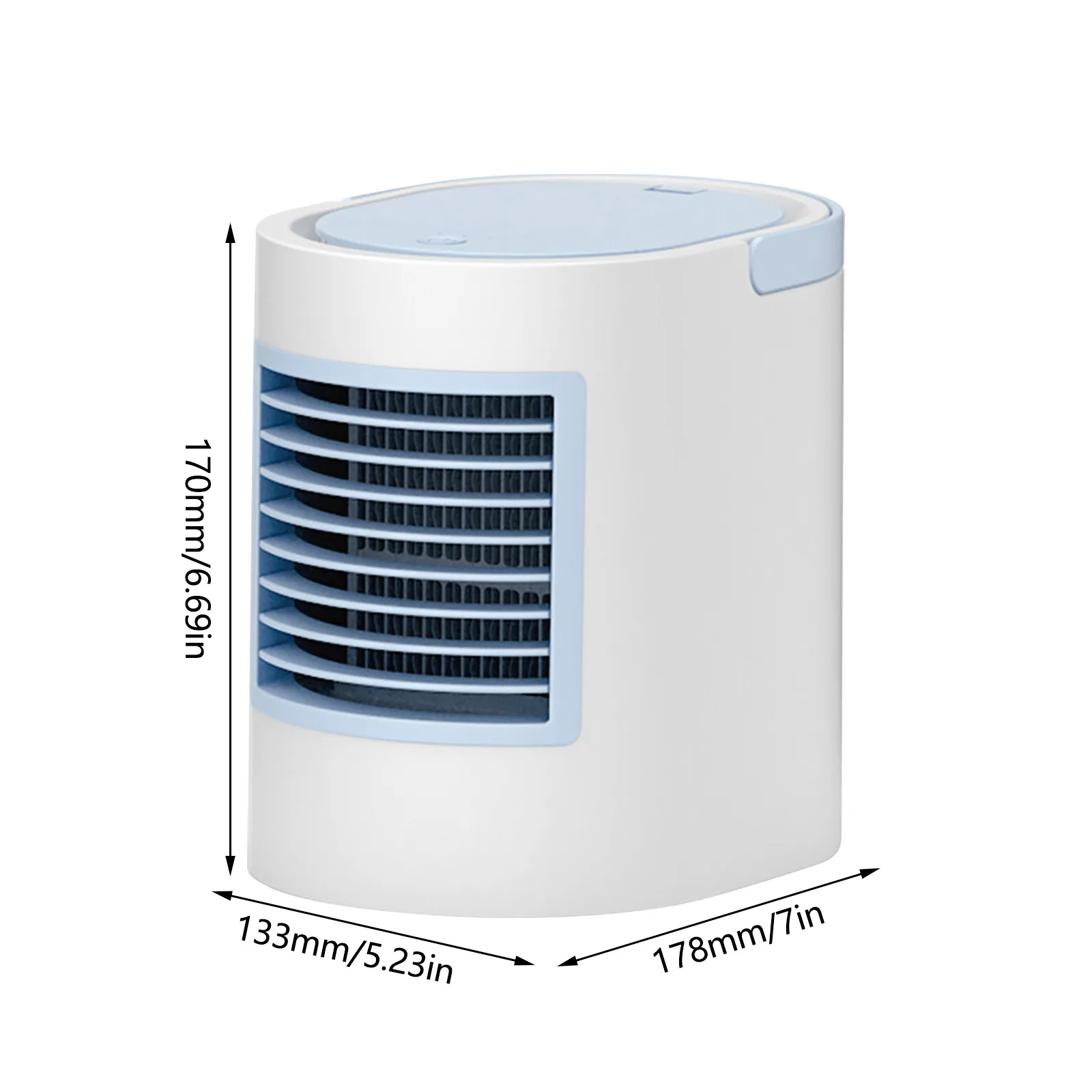 

USB Desk Mini Fan Portable Air Cooler Fan Air Conditioner Light Desktop Air Cooling Fan Humidifier Purifier For Office Bedroom