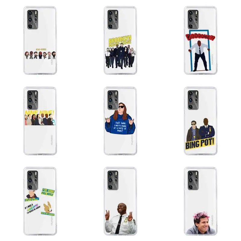 

Brooklyn Nine Nine 99 Phone Case For Huawei P40 P30 P20 Mate Honor 10i 30 20 i 10 40 8x 9x Pro Lite Transparent Cover