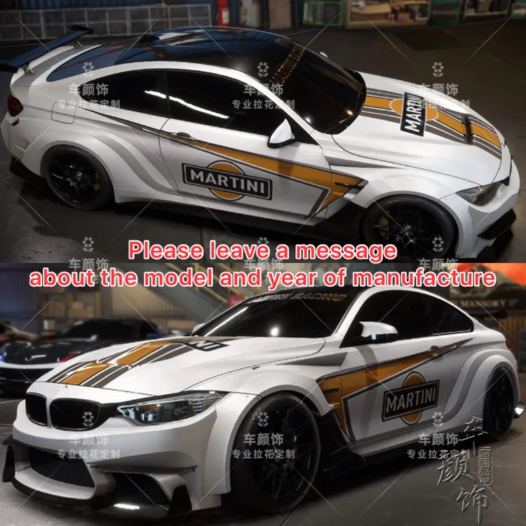 Применимо к стикеру BMW 1 серии 3 5 525 520 530 GTR m3 M4 M5 E90 E60 F30 F10 320 трехцветная наклейка на