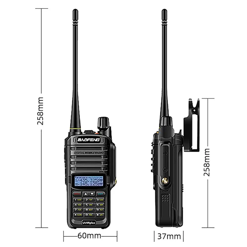 Портативная рация Baofeng UV-9R Plus IP67 VHF UHF 8 Вт мощная портативная UV9R дальнего действия