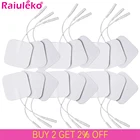 Электроды для физиотерапии, 5x5 см, штекер 2 мм, 10020p