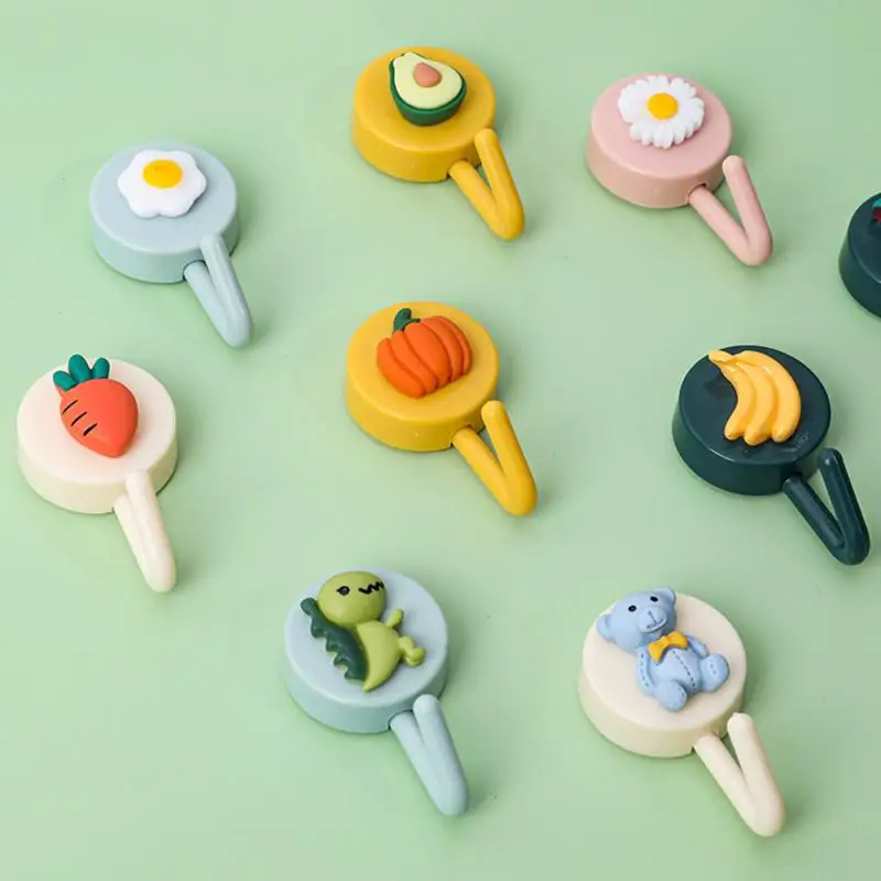 

Простой липкий крючок, крепкий крючок для двери, Универсальный крючок, свободный крючок, вешалка для кухни, ванной, спальни, настенная вешал...