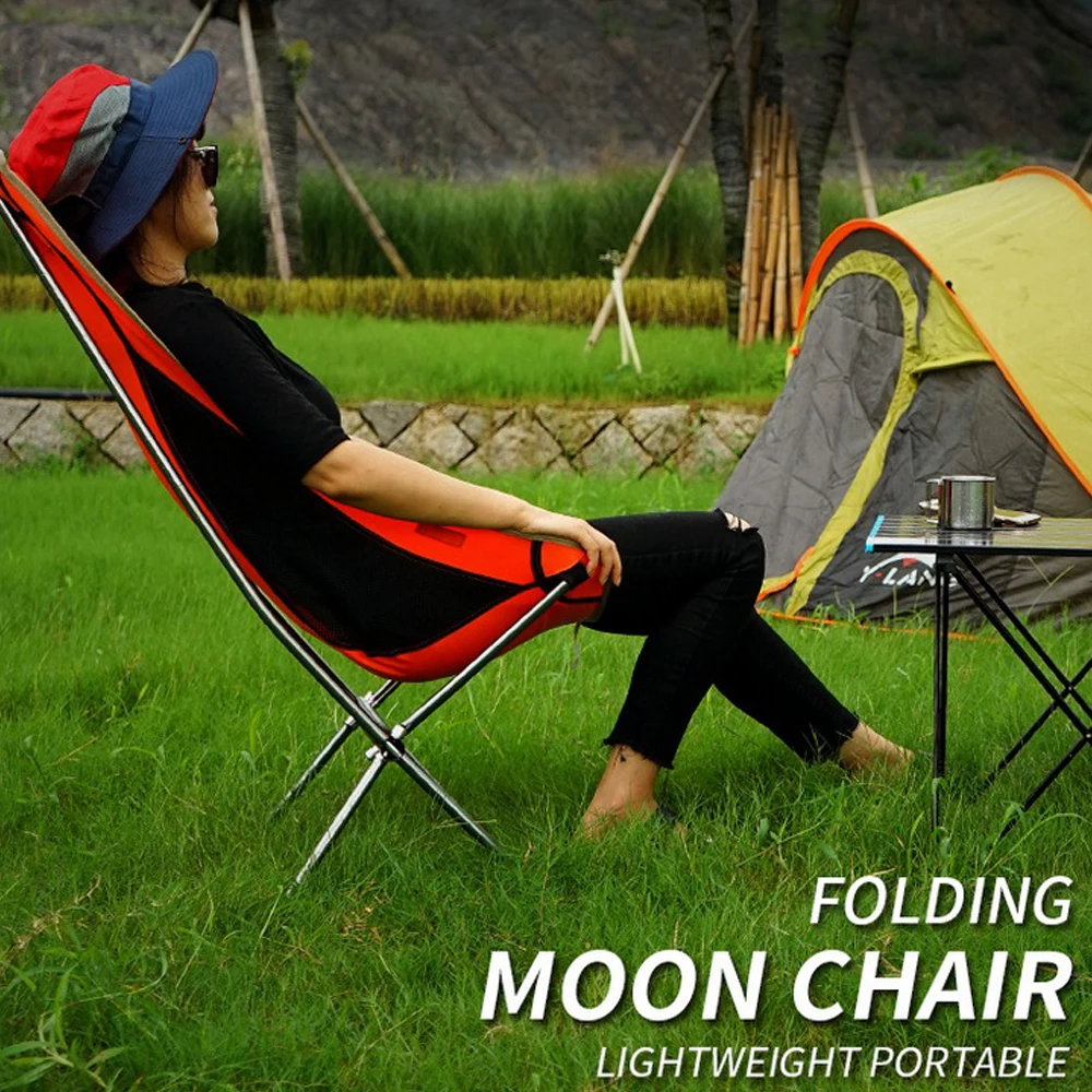 Satılık Seyahat Katlanır Sandalye Arkalığı Ile Balıkçılık Sandalye Taşınabilir Alüminyum Alaşım Kaymaz Kamp Sandalyesi Plaj Yürüyüş Piknik Sandalye