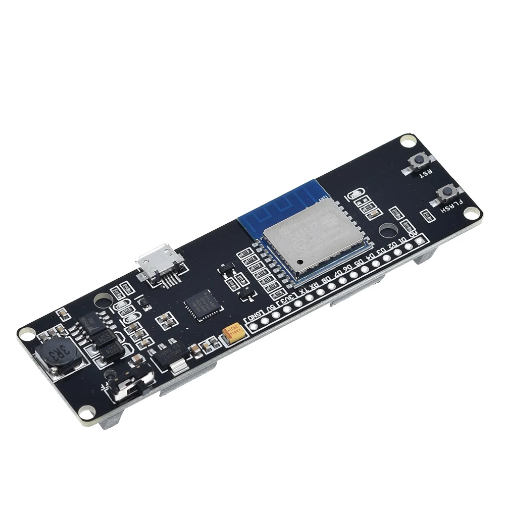 WeMos D1 ESP-Wroom-02 ESP8266 Nodemcu WiFi модуль с зарядкой аккумулятора 18650 ESP32 esp32 esp arduino aotflow |