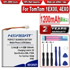 Аккумулятор HSABAT 1200 мАч AHL03706001, AHL03707002, VF9B для TomTom 1EX00, 4EX0.001.11, Easy, Start, Start2